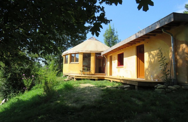 unusual and cozy yurt at the foot of the Pyrenees
