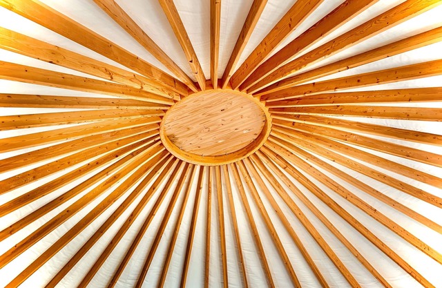 Unusual stay in a contemporary yurt