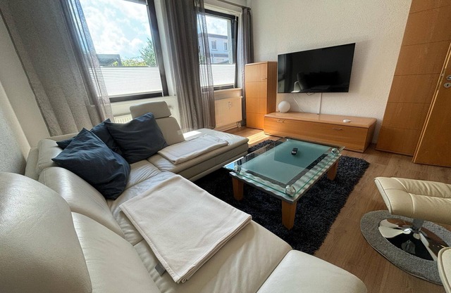 Vacation apartment Alte Volksbank Nauendorf - Stay in a former bank.