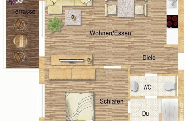 Vacation apartment/apartment for 4 guests with 50m² in Lierschied (129647)