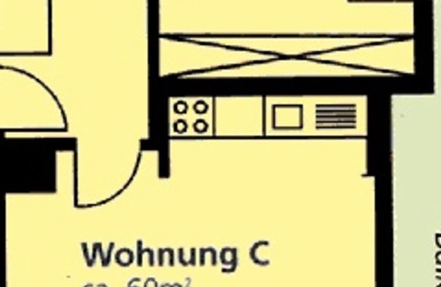 Vacation apartment C 55sqm, 1 bedroom, 1 living/bedroom, max. 4 persons, 1 - 4
