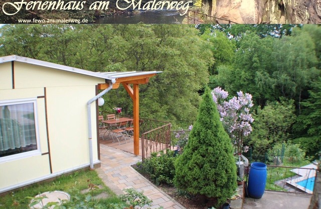 Vacation home on the Malerweg with pool, Saxon Switzerland, National Park