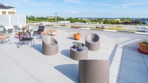 VANNES 8 pers Gare Roof Top standing traversant 4 chambres