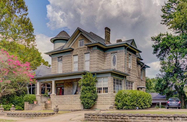 Victorian home with four bedrooms and four and one half bathrooms.