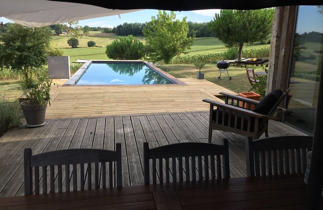 Villa and pool