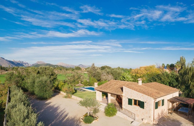 Villa Antonia, with stone walls and natural surroundings