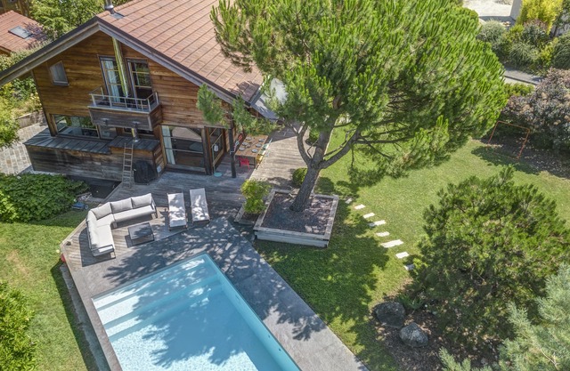 Villa at the edge of the woods