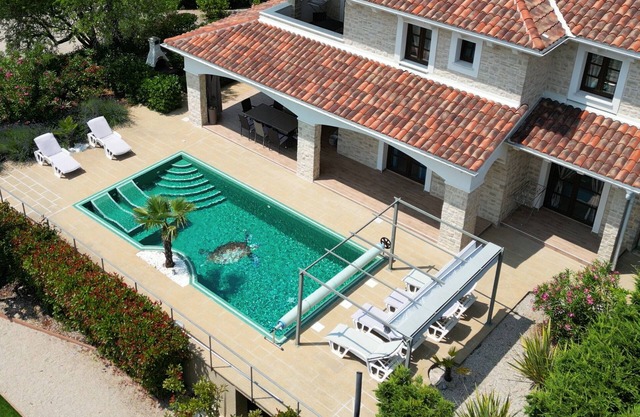 Villa CECILIA (5*): Stone house, heated indoor pool, big outdoor pool, fitness