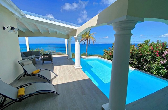 Villa Happy View - Breathtaking Sea View & Pool - Happy Bay beach