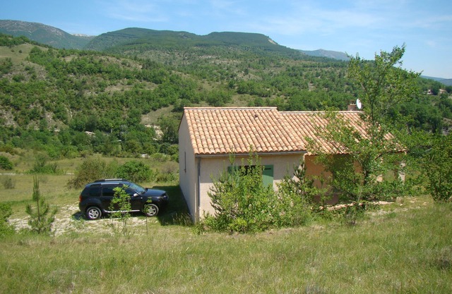 Villa in the gorges Méouge overlooking the valley
