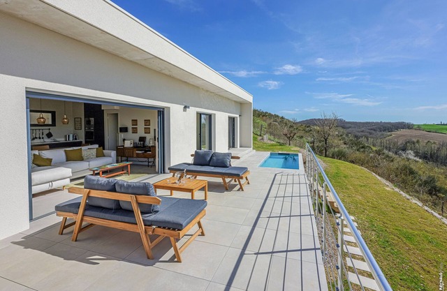 Villa Le Belvédère - Design - Pool - View - Gaillac