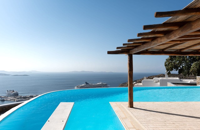 Villa Lia With Majestic Unlimited View to the Infinite Blue Waters of the Aegean