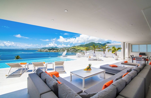 Villa Magnolia Forever vue mer Exceptionnelle Face à Saint Barthelemy