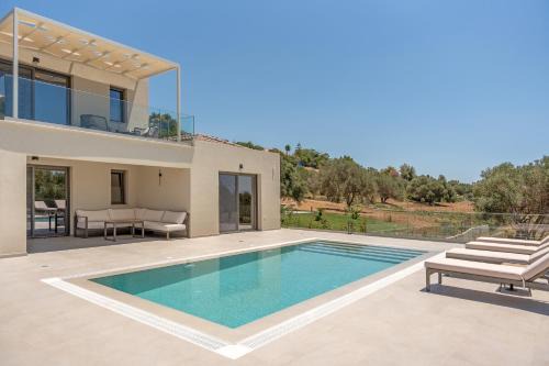 Villa Melina - Elysian Villas Kefalonia, 200m from Beach, New 2024