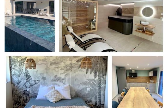 Villa privée 230m2/Piscine débordement/Billard-Babyfoot-Boulodrome-Flipper/Strasbourg
