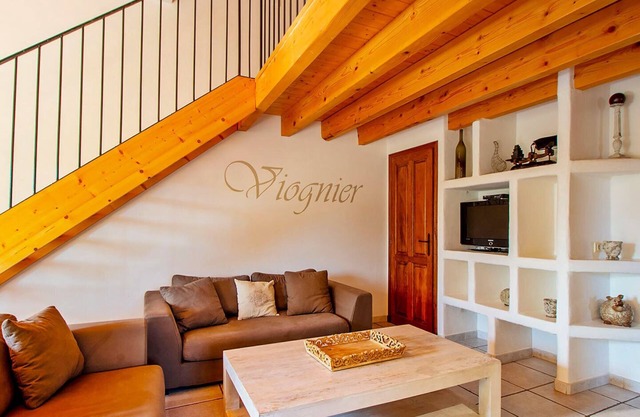 Villa Viognier - private terrace and garden