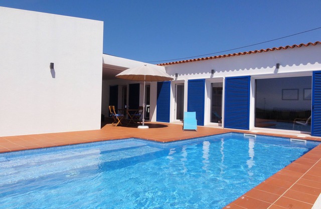 Villa with garden, pool, sea view - Vale da Telha/Aljezur
