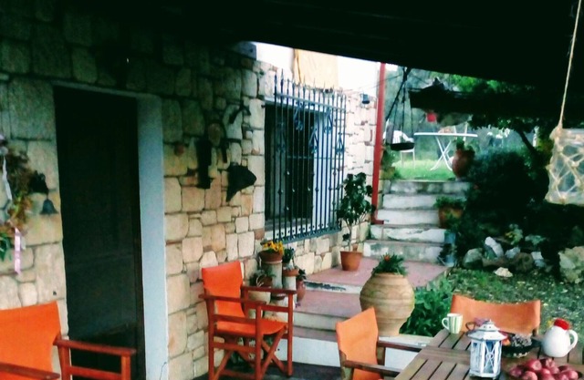 Villa with view and greek color.