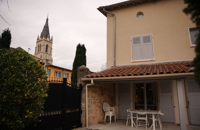 Village Center Family Home with Private Garden - 30 min. from Lyon!