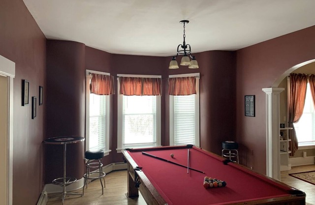 Village Flat with Antique Billiards