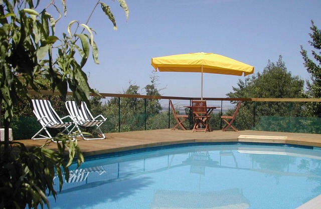 Village house with large terrace, panoramic view and private pool
