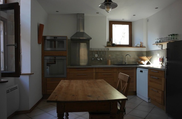 Village house with small inner courtyard