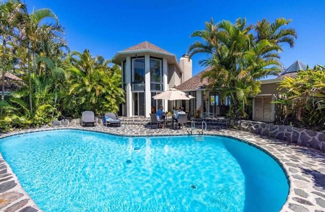 Waterfall House with Ocean Views in Haiku, Maui
