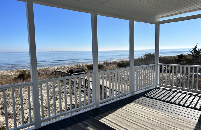 Waterfront Beach house on private beach