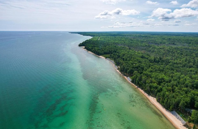 Waterfront Cheboygan Home with Fire Pit