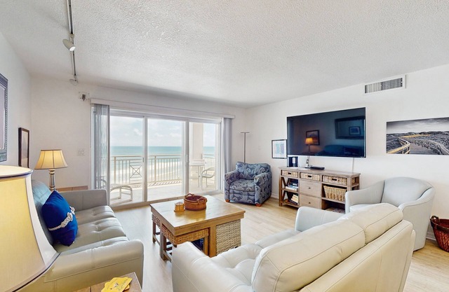 Waterfront condo with pool,beach access, and resort amenities