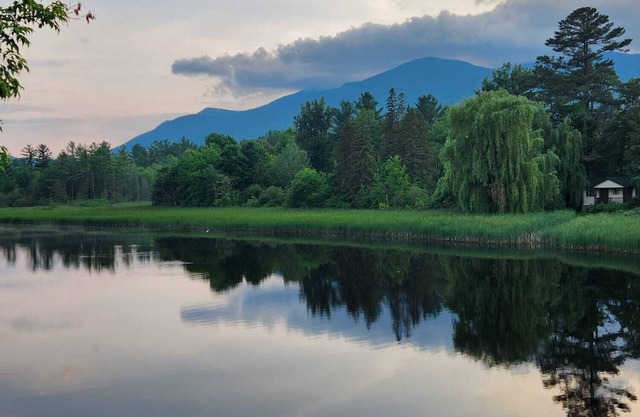 Waterfront condo and Whiteface Mountain Views