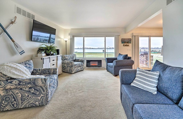 Waterfront East China Home w/Dock & Patio!