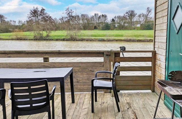 Waterfront Chalet with Private Fishing, Terrace, and Games, Sleeps 5-7