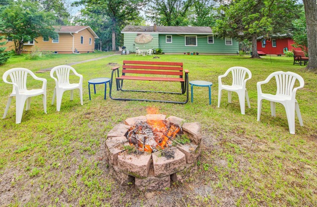 Waterfront Home w/Dock & Fire Pit in Pine River