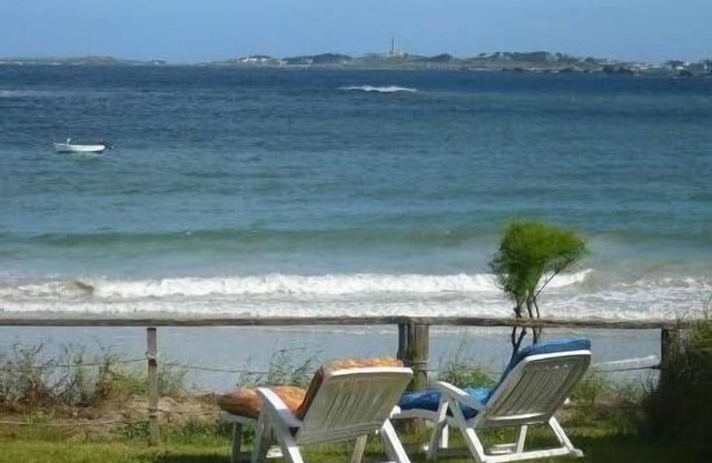 Waterfront house near roscoff with breathtaking view of batz island