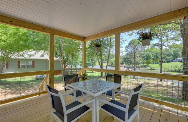 Waterfront Lake Sinclair Home: Dock + Grill!