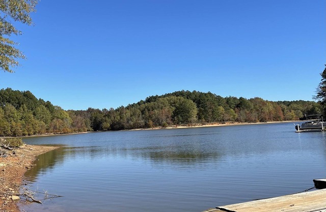 WATERFRONT LOG HOME! HOT TUB/2 FIREPLACES/FIRE PIT/LARGE DECK/77" TV SUR. SOUND!