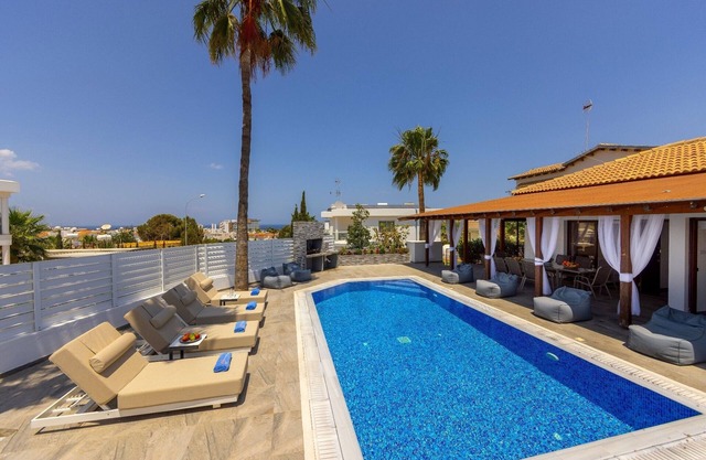 Welcome to our beautiful 5-bedroom villa, situated near the stunning Konnos beach