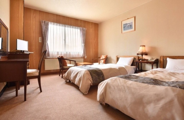 Westernstyle twin room vs | 1 night with 2 mea/Shimotakai-gun Nagano