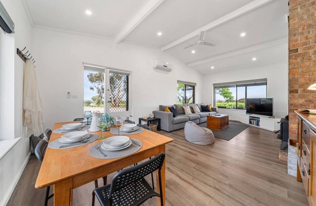 Willunga House - Fireplace Vineyard Views