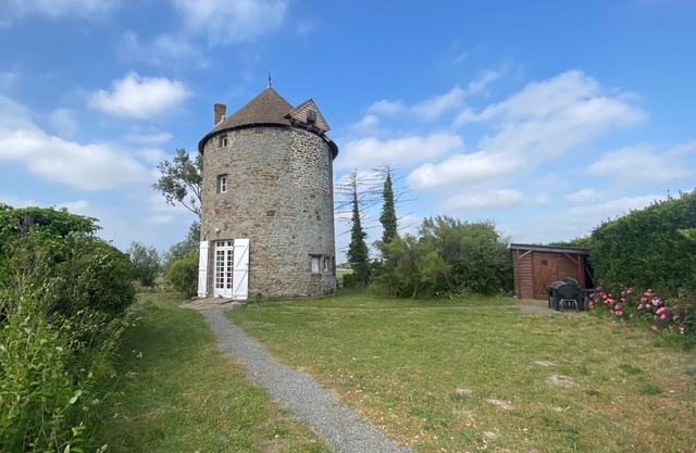 Windmill in Cherrueix near Mont Saint Michel