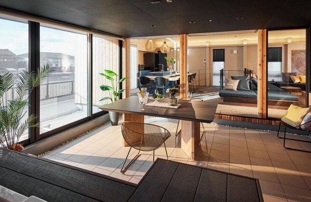 With private sauna, jacuzzi and open terrace.