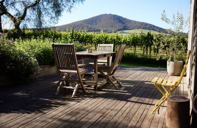 Yarra Valley Vineyard Cottage - premier location with spectacular views.