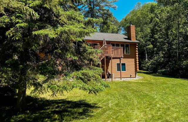 Your Home Away at the cozy Cabin lake front in Akeley MN near Nevis and Walker