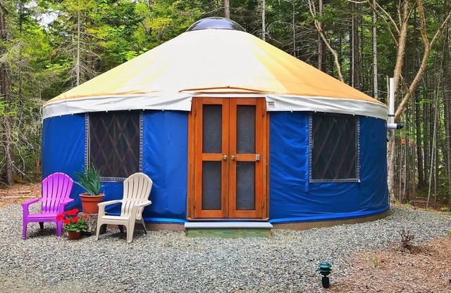 Yurt Glamping on the Quiet-side of Acadia National Park!