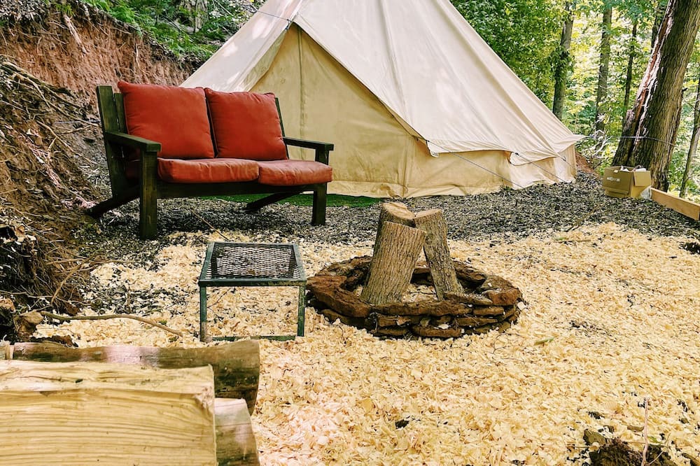 Shinglehouse RV Rental | Glamping Tent in Port Allegany