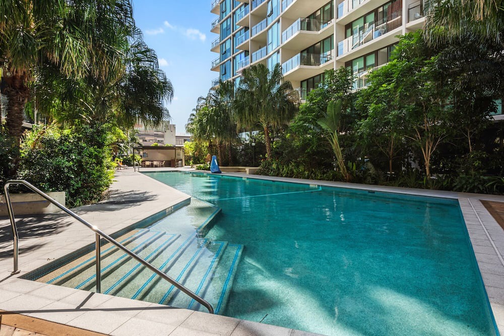 Newstead Apartment | Cityscape 2-Bed with Pool, Gym & Secure Parking