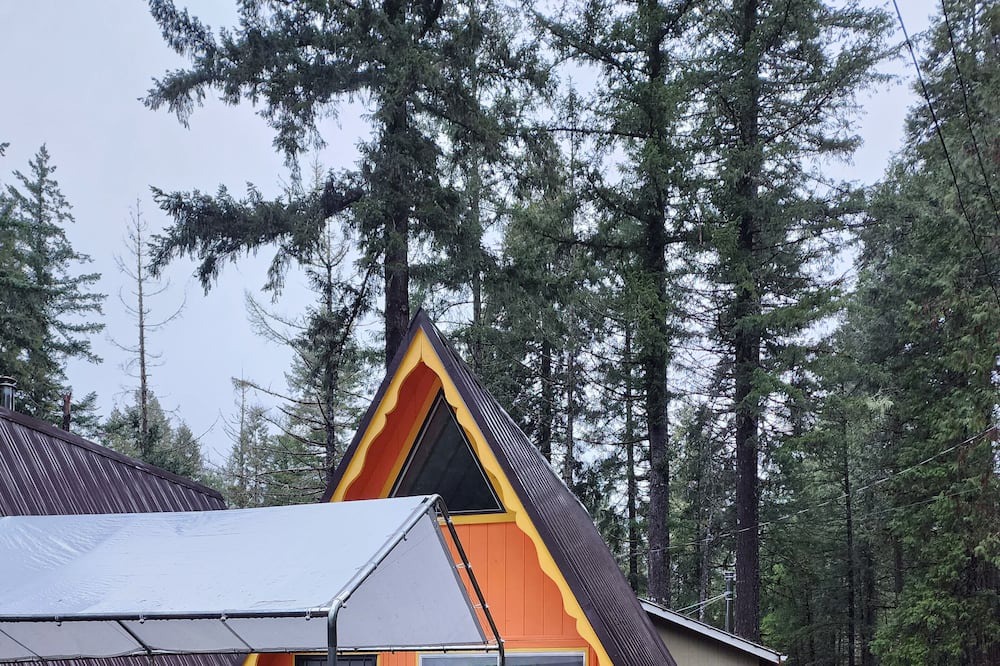 McKenzie Bridge House | Small A-frame cabin for 2 for adventures in the McKenzie Valley! Pet friendly.