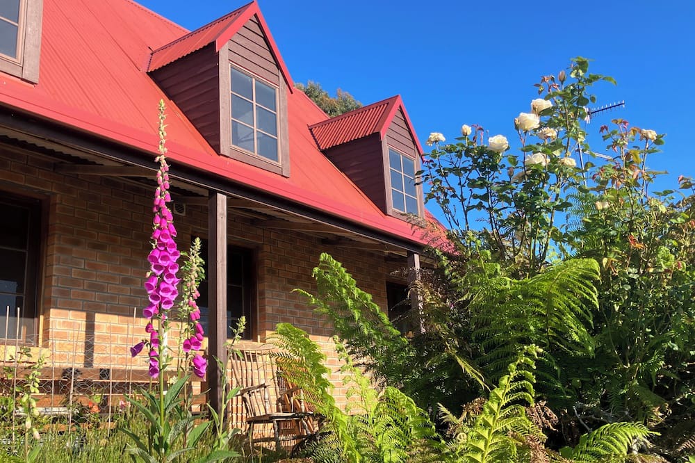 Zeehan Cabin | SeaHen Lodge - rustic farmhouse charm with amazing mountain views