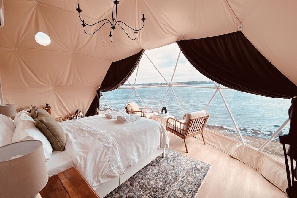 LaHave House | The Lookout Dome One - Private Hot Tub